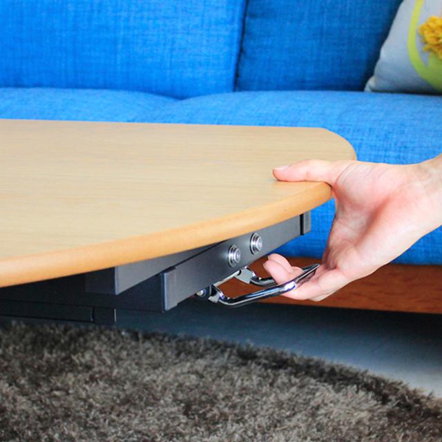 リフティングテーブル 無垢材 昇降テーブル 折りたたみ 高さ調節 机 リフティングテーブル パイン無垢材 昇降テーブル ブレス