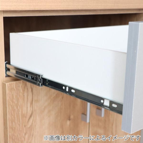 キッチンカウンター アーバンデザイン MODELLO 日本製 幅89cm ブラウン/ブラック （ カップボード キッチン レンジ台 キッチンワゴン 収納 カウンター 家電ラック キッチンボード 収納ラック 台所収納 ブラック おしゃれ ）