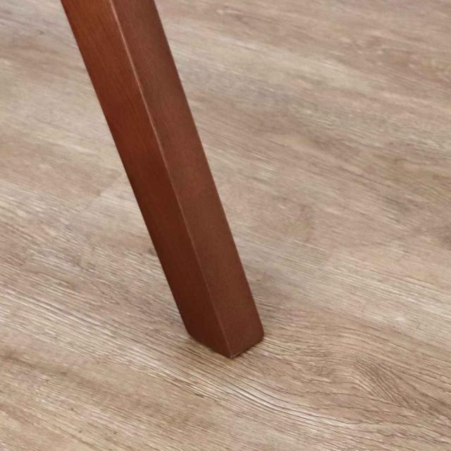 カフェテーブル 一人暮らし 丸 天然木 ガラス天板 （ コーヒーテーブル型 ダイニング リビング テーブル 直径70cm ウォールナット 無垢 木製 脚 木目 おしゃれ ）_11