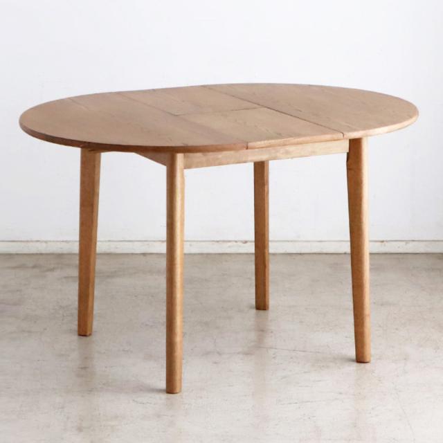 ダイニングテーブル 伸長式 幅90cm 幅120cm型 アルグ （ テーブル 食卓テーブル 丸 2人用 4人用 机 形 伸縮テーブル コンパクト 天然木 天板 伸長 エクステンションテーブル ダイニング 食卓 おしゃれ 省スペース ）_18