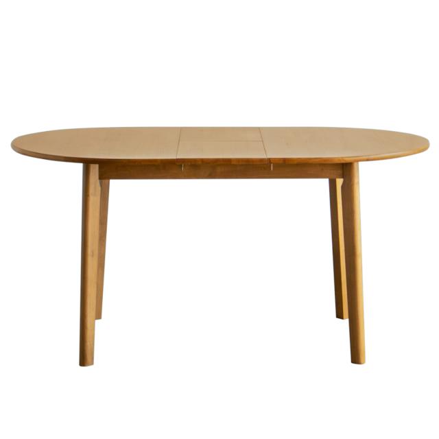 ダイニングテーブル 伸長式 幅120cm 幅150cm 型 アルグ （ テーブル 食卓テーブル 丸 2人用 4人用 机 木製 形 伸縮テーブル 天然木 天板 伸長 エクステンションテーブル ダイニング 食卓 おしゃれ 省スペース ）_14