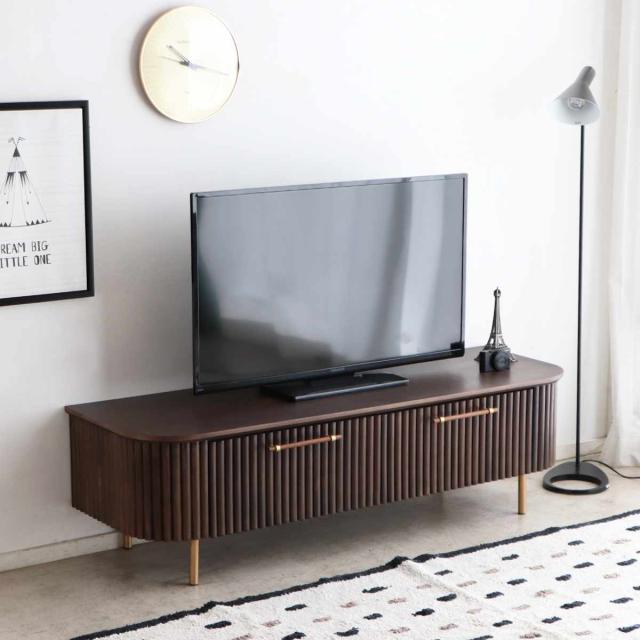 テレビ台 幅160cm 木製 うさぎ‪☆幅160cm☆ブラウン木製テレビ台‬