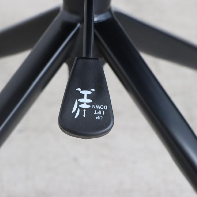 オフィスチェア 座面高44〜50cm 昇降式 回転 ダイニングチェア （ ワークチェア パソコンチェア 高さ調節 レザー調 イス 椅子 食卓 ダイニング 回転椅子 チェア 座り心地 快適 背もたれ ラウンド 肘なし オフィス ）_8