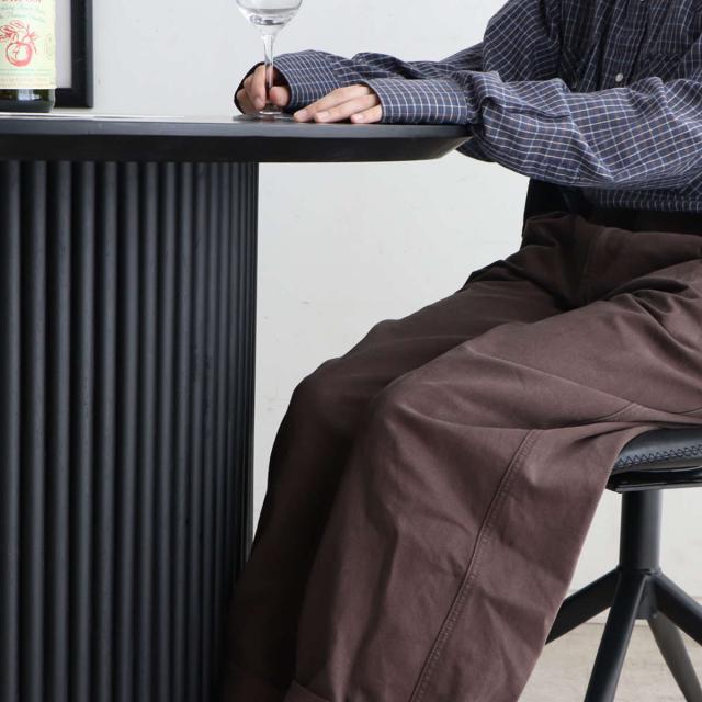 円形テーブル 幅100cm ロペス ダイニングテーブル （ テーブル 食卓テーブル 丸 机 木製 天然木 ダイニング 食卓 2〜4型 1本脚 リビングテーブル 木製テーブル ウッドテーブル 丸テーブル ）_7