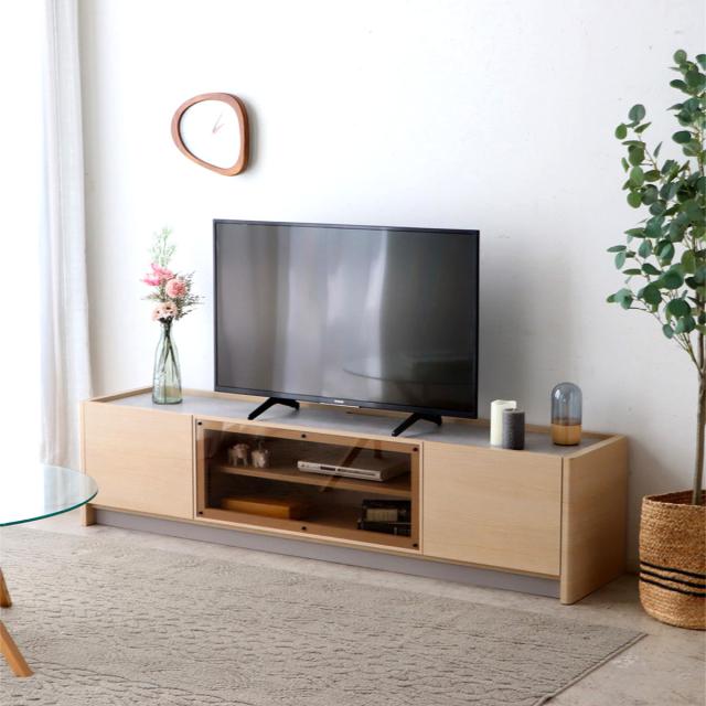 テレビボード 幅179.6cm 壁面収納 シルト フォースター （ TV台 フラップ扉 スライドレール リモコン操作可能 日本製 リビングボード コード収納 引き出し 大型テレビ対応 飾り棚 低ホルムアルデヒド F☆☆☆☆ ）