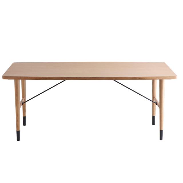 ダイニングテーブル 幅160cm H字脚 木製 ノエラ （ テーブル 天然木 食卓テーブル 高さ65cm ロータイプ 長方形 食卓 机 ダイニング 木製テーブル 奥行90cm ）_3