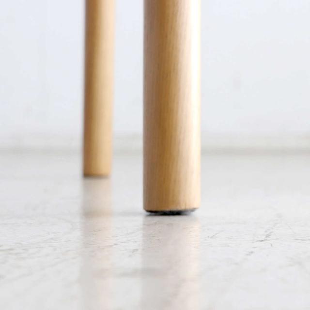 ダイニングチェア 座面高44cm ナチュラル （ チェア ダイニング 木製 天然木 レザー調 イス 椅子 食卓椅子 肘掛け いす 食卓 リビング リビングチェア シンプル アームチェア 木製チェア ）_11