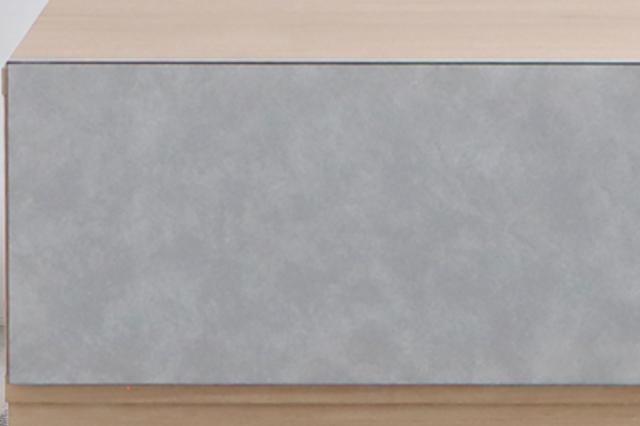 テレビ台 ローボード 幅120cm ナチュラル 完成品 日本製 （ TV台 AVボード 棚 ラック フルスライドレール 可動棚 木目調 コンクリート調 おしゃれ リビングボード 収納 家具 フラップ扉 引き出し ツートーン 組み合わせ ）_9