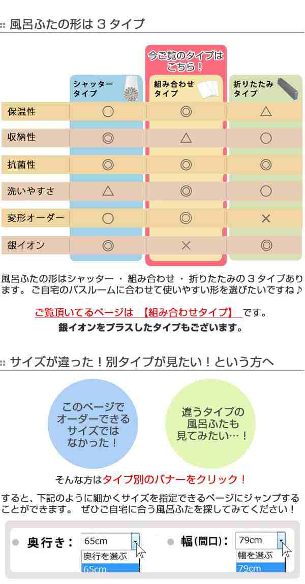 風呂ふた オーダー オーダーメイド ふろふた 風呂蓋 風呂フタ （ 組み合わせ ） 101〜110×131〜140cm 3枚割 特注 別注 （  送料無料 風呂｜au PAY マーケット