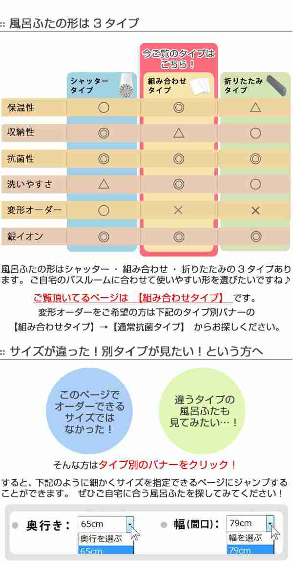 返品送料無料 インテリアパレット店風呂ふた オーダー オーダーメイド ふろふた 風呂蓋 風呂フタ 組み合わせ 151〜160×151〜160cm  3枚割 特注 別注 風呂 お風呂 ふた