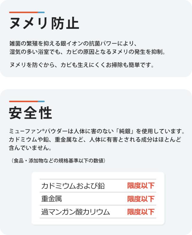 風呂ふた 組み合わせ 75×160cm 用 L16 3枚組 Ag銀イオン 日本製 実寸73×157.8cm （ 風呂蓋 風呂フタ 抗菌 ヌメリ防止 ミューファン 風呂 ふた フタ 蓋 保温 3枚 三枚 3枚割 75 160 カビにくい ）_5
