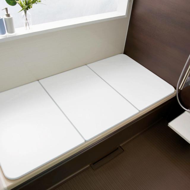 風呂ふた オーダー オーダーメイド ECOウォームneo ふろふた 55〜70×161〜170cm 3枚割 （ 風呂蓋 風呂フタ 冷めにくい 保温風呂ふた 組み合わせ 日本製 風呂 ふた フタ 蓋 サイズオーダー 3枚組 抗菌 防カビ ブラウン シルバー ）