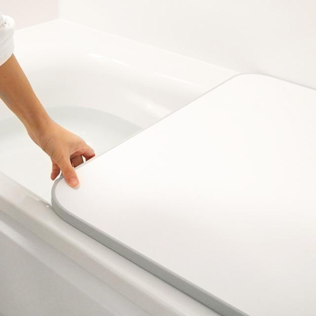 風呂ふた オーダー オーダーメイド ECOウォームneo ふろふた 55〜70×161〜170cm 3枚割 （ 風呂蓋 風呂フタ 冷めにくい 保温風呂ふた 組み合わせ 日本製 風呂 ふた フタ 蓋 サイズオーダー 3枚組 抗菌 防カビ ブラウン シルバー ）