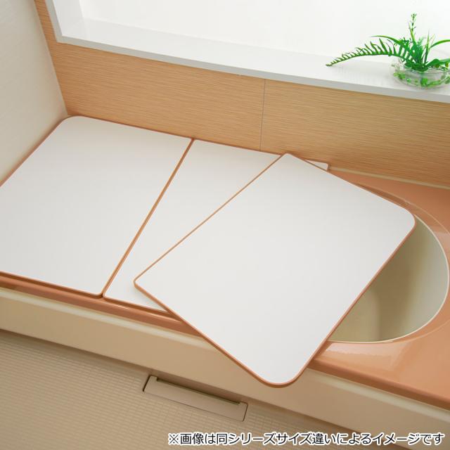風呂ふた オーダー オーダーメイド ECOウォーム neo ふろふた 81〜85×131〜140cm 2枚割 （ 風呂蓋 風呂フタ 冷めにくい 保温風呂ふた 組み合わせ 日本製 風呂 ふた フタ 蓋 サイズオーダー 2枚組 抗菌 防カビ ブラウン シルバー ）