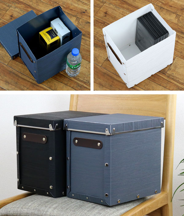 収納ボックス フタ付き 縦型 約 幅19 奥行25 高さ24cm 木目調 アンティークスタイル 収納ケース 収納 カラーボックス インナーの通販はau Pay マーケット お弁当グッズのカラフルbox