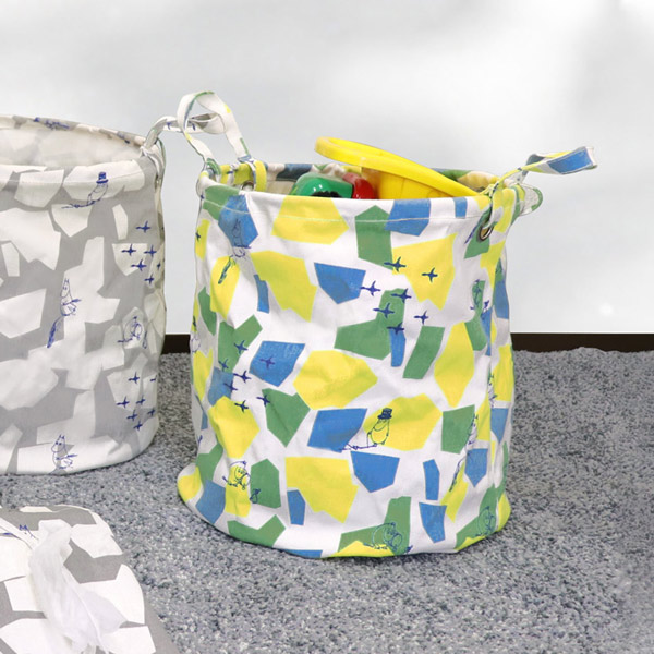 収納ケース ムーミン 北欧 幅33 奥行33 高さ37cm 布 ラウンド 丸型 収納 持ち手付き おもちゃ箱 おもちゃ入れ ラウンド型 バスケッの通販はau Pay マーケット リビングート