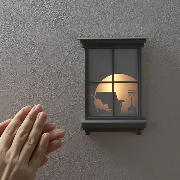 照明 ウォールライト ネコ Led ライト 音感センサー 間接照明 壁掛け おしゃれ 電池式 フットライト 足元灯 インテリア コードレス 窓の通販はau Pay マーケット リビングート