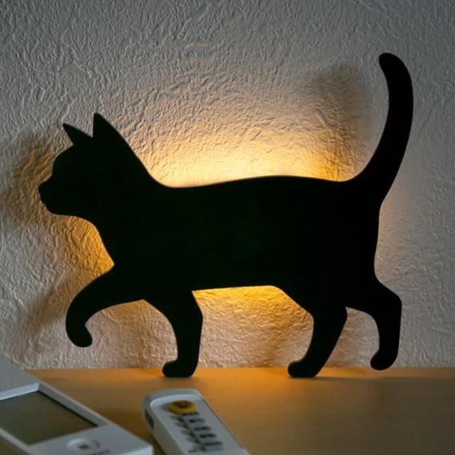 LEDライト Thats Light！ CAT WALL LIGHT おさんぽ （ 足元灯