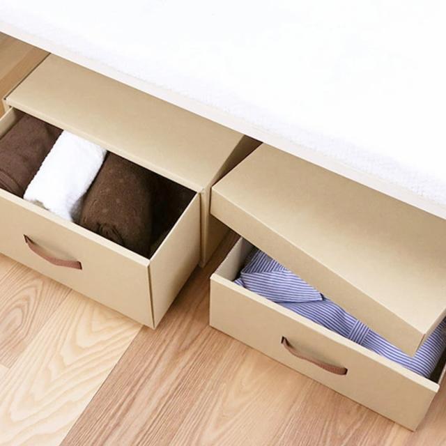 収納ケース 約 幅39×奥行70×高さ22cm クラフト衣装ケース 押し入れ用