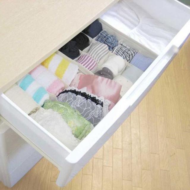 収納ボックス チェスト仕切りボックス 8マスタイプ 幅34×奥行21×高さ