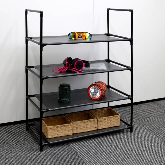 収納ラック シンプル フリーラック 4段 幅57cm オープンラック