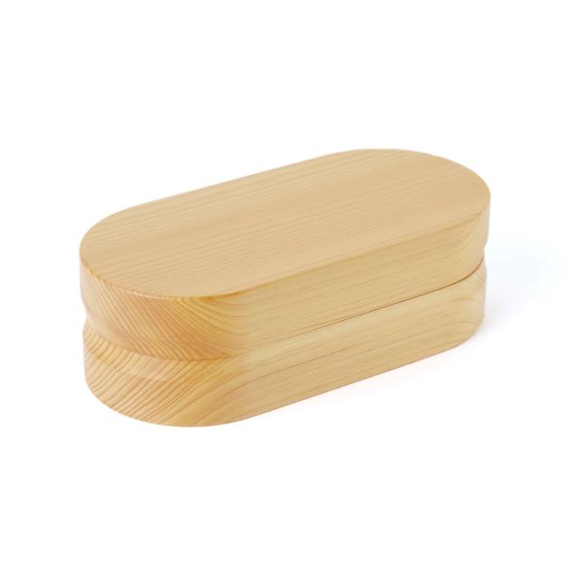 くり抜き弁当箱 1段 480ml 紀州桧弁当箱 type 2 ナチュラル （ 弁当 食洗機対応 天然木 紀州桧 一段 おしゃれ 仕切り付き 日本製 食洗機OK お弁当 木 木製 くりぬき ランチボックス シンプル 和風 お弁当箱 弁当箱 ）_19