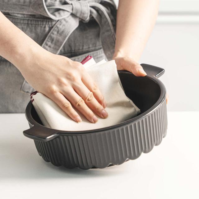 韓国風土鍋 20cm ガス火専用 OREUM 電子レンジ対応 オーブン対応 食洗機対応 6号 ドクターハウス （ Dr.HOWS オルム 土鍋 ミニ おしゃれ 直火対応 高密度ペタライト IH土鍋 一人用 二人用 直火土鍋 両手鍋 卓上鍋 土鍋ご飯 皿 ）_7