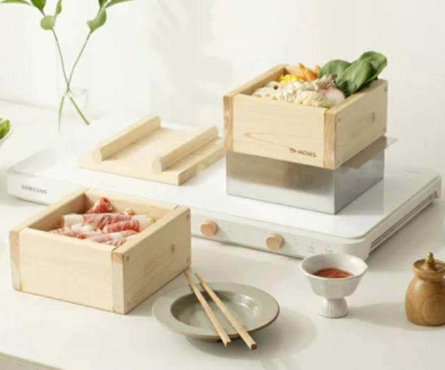 ひのき蒸し器 ミニ 2段 IH対応 JADAM ドクターハウス （ Dr.HOWS せいろ セイロ 蒸し器 角型 蒸籠 蒸篭 18cm セット ヒノキ 木製 コンパクト ミニサイズ 四角 鍋付き せいろ蒸し 温野菜 蒸し料理 蒸し調理 ）_10