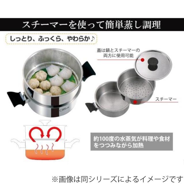 両手鍋 24cm サンク・クーシュ 24cm UMIC ユミック IH対応 キャセロール （ ガス火対応 浅型両手鍋 調理器具 24センチ 両手なべ なべ 鍋 蓋付き フタ付き IH対応両手鍋 オール熱源対応 ）_4
