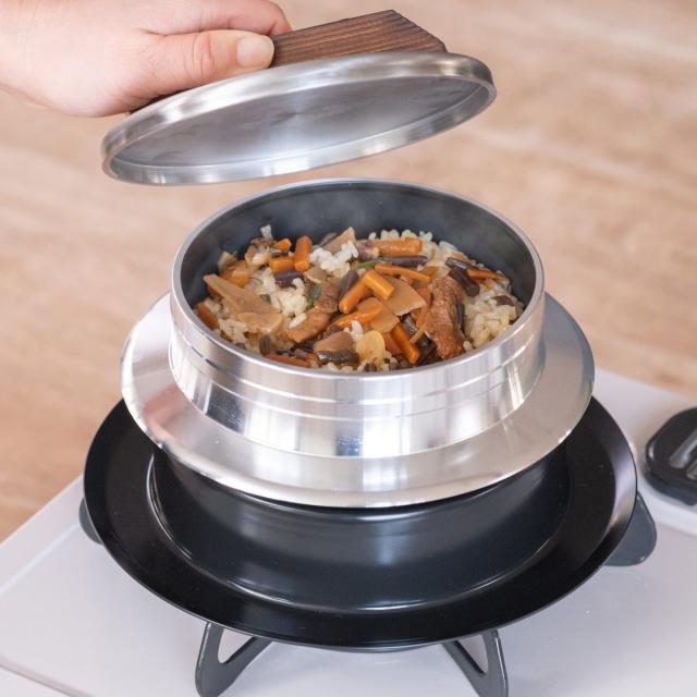 炊飯鍋 2合炊き ガス火専用 謹製 釜炊き三昧 極 日本製 UMIC