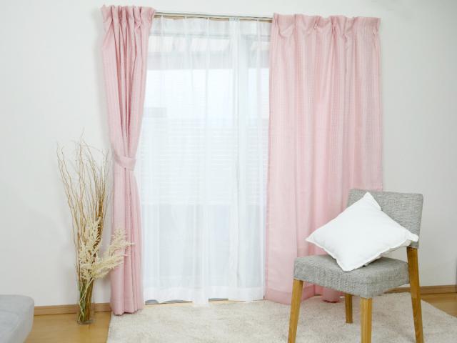 カーテン 4枚セット 幅100cm×丈200cm ドレープカーテン レースカーテン