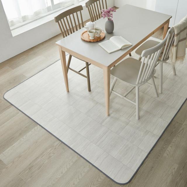 クッションフロア ダイニングラグ 100×180cm 大理石 タイル （ ラグ マット ラグマット カーペット フロアシート クッションフロアラグ クッションマット クッションラグ ダイニング 模様替え ）_18