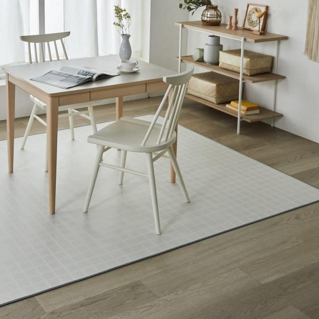 クッションフロア ダイニングラグ 182×220cm 大理石 タイル （ ラグ マット ラグマット カーペット フロアシート クッションフロアラグ クッションマット クッションラグ ダイニング 模様替え ）_16