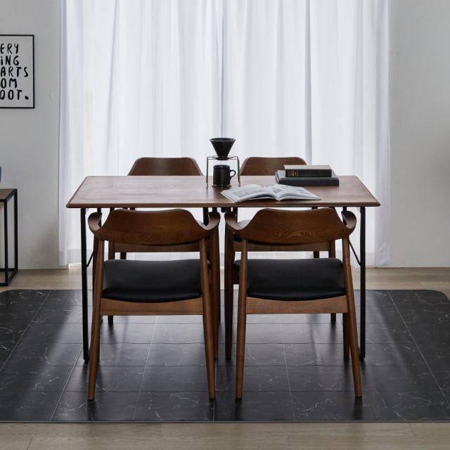 クッションフロア ダイニングラグ 182×220cm 大理石 タイル （ ラグ マット ラグマット カーペット フロアシート クッションフロアラグ クッションマット クッションラグ ダイニング 模様替え ）_19