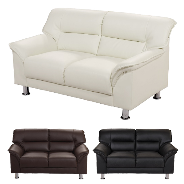 2人掛けソファ ソファー 2Pソファ レザー PVC 人気商品 組立て簡単 高級