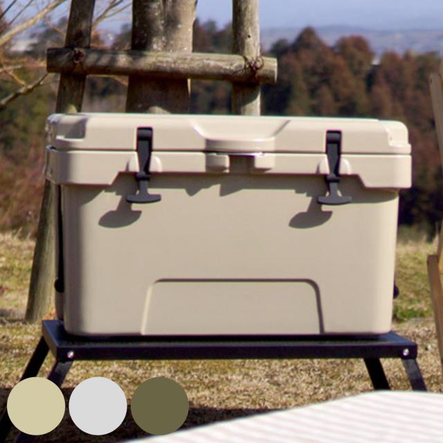 クーラーボックス ハードタイプ アウトドア 35L ハードクーラー （ 保冷 クーラーBOX クーラー クーラーバッグ 保冷ボックス バーベキュー 釣り おしゃれ ベージュ ホワイト カーキ レジャー アウトドア用品 BBQ 栓抜き ）