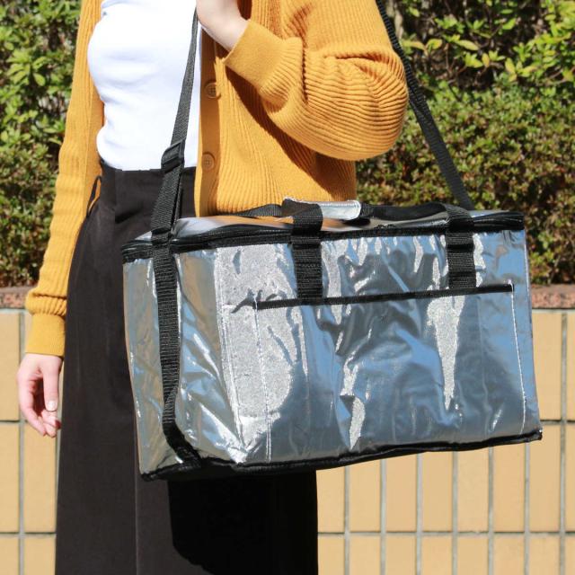 アルミ製保冷バッグ 30枚 保冷バッグ アルミクーラーバッグ 30L クーラーボックス （ 保冷