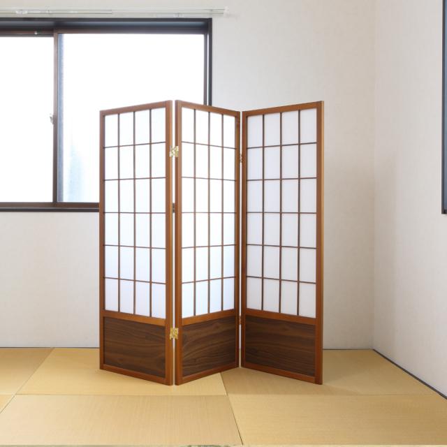 飛騨産業 キツツキ 格子衝立 パーティション 間仕切り 幅120cm 木製