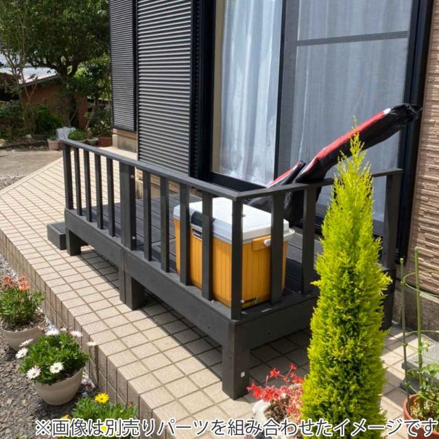 ウッドデッキ 本体2台セット 人工木 ( ガーデンデッキ 人工木デッキ 樹脂 DIY ウッドパネル 縁台 ぬれ縁 90×90cm 2台 セット 掃き出し窓 連結 人工木材 バルコニー ステップ 庭 エクステリア 外構 組立て簡単 組合せ )の通販は ウッドデッキ 本体2台セット 人工木 ( ガーデンデッキ 人工木デッキ 樹脂 DIY ウッドパネル 縁台 ぬれ縁 90×90cm 2台 セット 掃き出し窓 連結 人工木材 バルコニー ステップ 庭 エクステリア 外構 組立て簡単 組合せ )の通販は