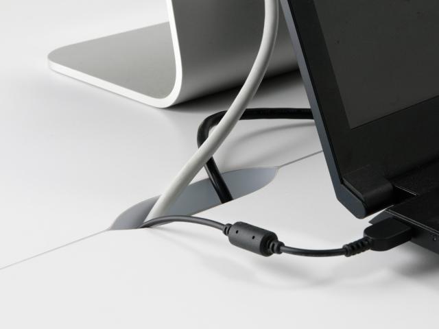 ワークデスク 幅100cm 足元スッキリ （ 法人限定 オフィス デスク PCデスク 事務机 会社 オフィス家具 ホワイト 省スペース おしゃれ スタイリッシュ 幅100×奥行60×高さ70cm ）