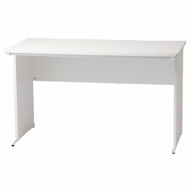 ワークデスク 幅120cm 足元スッキリ （ 法人限定 オフィス デスク PCデスク 事務机 会社 オフィス家具 ホワイト 省スペース おしゃれ スタイリッシュ 幅120×奥行60×高さ70cm ）の通販は