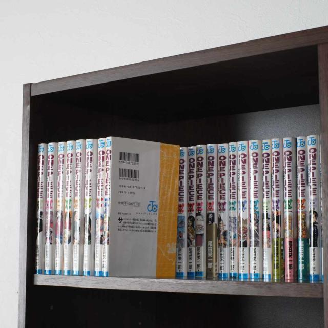 本棚 幅75cm 2列6段 可動棚 大量収納ラック （ ラック 収納 シェルフ 収納棚 大容量 A4対応 壁面収納 リビング収納 コミック 木目調 ブラウン ナチュラル ホワイト ）_10