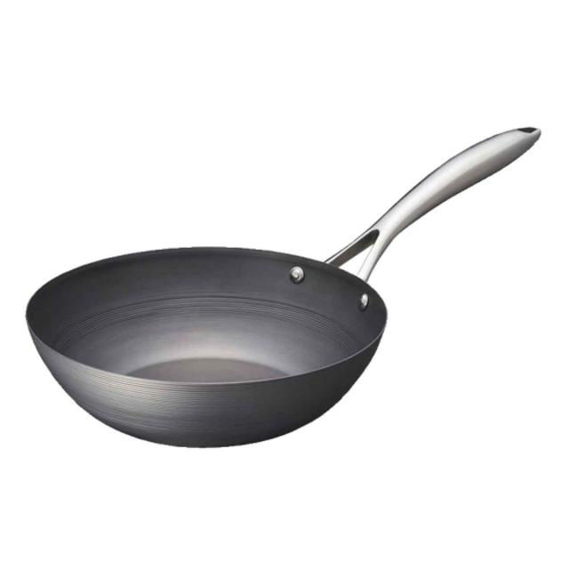 Vita Craft 深型フライパン 24cm IH対応 鉄製 スーパー鉄 No．2005 ウォックパン （ ビタクラフト ガス火対応 鉄フライパン 金属ヘラOK 日本製 24センチ 鉄 フライパン 深型 炒め鍋 いため鍋 鉄製フライパン 窒化加工 ）の通販は