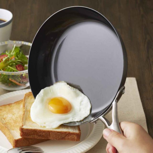 Vita Craft 深型フライパン 22cm IH対応 鉄製 スーパー鉄 ウォックパン （ ビタクラフト ガス火対応 鉄フライパン 金属ヘラOK 日本製 22センチ 鉄 フライパン 深型 フライパン ih対応 鉄 フライパン 日本製 フライパン 鉄）_3