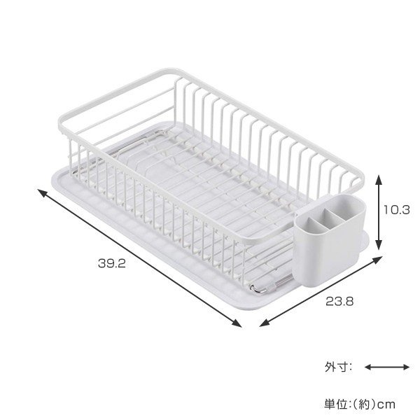 水切りバスケット シンク上 余白 YOHAKU ワイヤー製 （ 水切りかご 水切りかご 水切りラック 2WAY ディッシュラック シンク渡し シンクにの通販はau  PAY マーケット - お弁当グッズのカラフルBOX