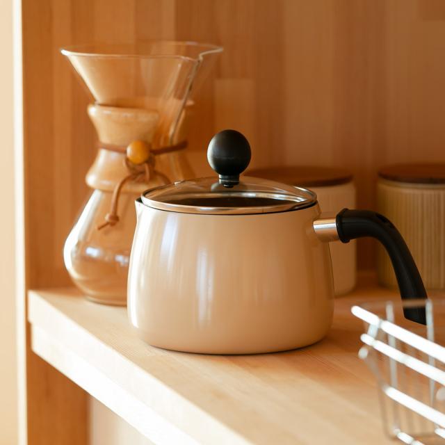 取っ手も便利な雪平鍋 マルチポットタイプ 16cm&18cm 2個セット 1564