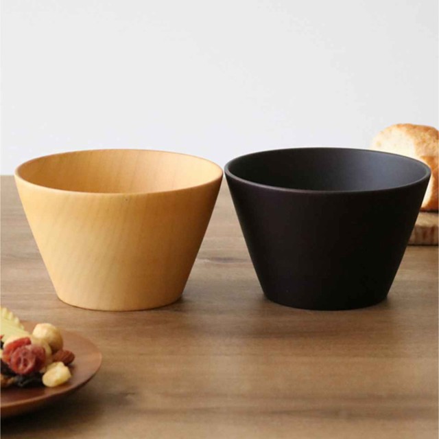 ウッドボウル 木製 330ml M 木目 ボウル 天然木 食器 同色6個