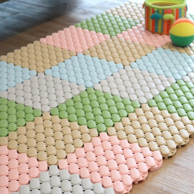 スノコ ジョイント 15×15×1.3cm 水切りユニット 抗菌システムスノコ 素足用 100枚セット （ ジョイントマット すのこ 15cm マット ベランダ パネル バルコニー エクステリア ガーデニング インテリア 床材 日本製 ）の通販は