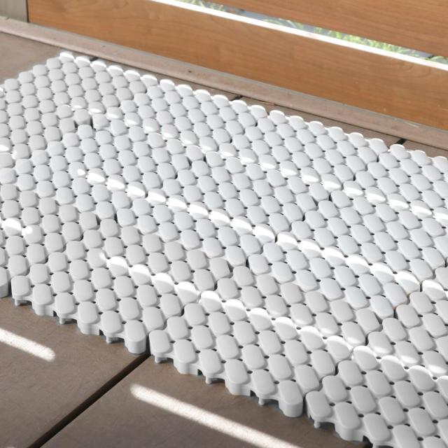 スノコ ジョイント 15×15×1.3cm 水切りユニット 抗菌システムスノコ 素足用 100枚セット （ ジョイントマット すのこ 15cm マット ベランダ パネル バルコニー エクステリア ガーデニング インテリア 床材 日本製 ）の通販は