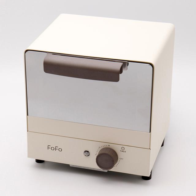 オーブントースター ミニ FoFo 小型 コンベクションオーブントースター （ コンパクト 食パン 1枚 ホワイト おしゃれ 1人暮らし ロングタイマー 受け皿付き 揚げ物 温め直し 焼く 朝食 白 キッチン家電 調理家電 可愛い ）